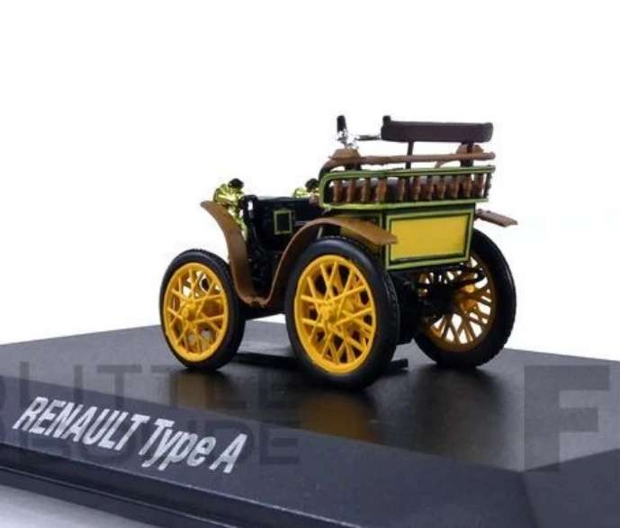 Renault Type A 1898 brown/yellow 1/43 Norev NEW+boxed #6151 instant wheels