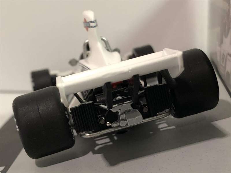 Brabham BT44B #8 F1 1975 Brazil C Pace white 1/43 IXO/Altaya NEW+boxed #6153 instant wheels