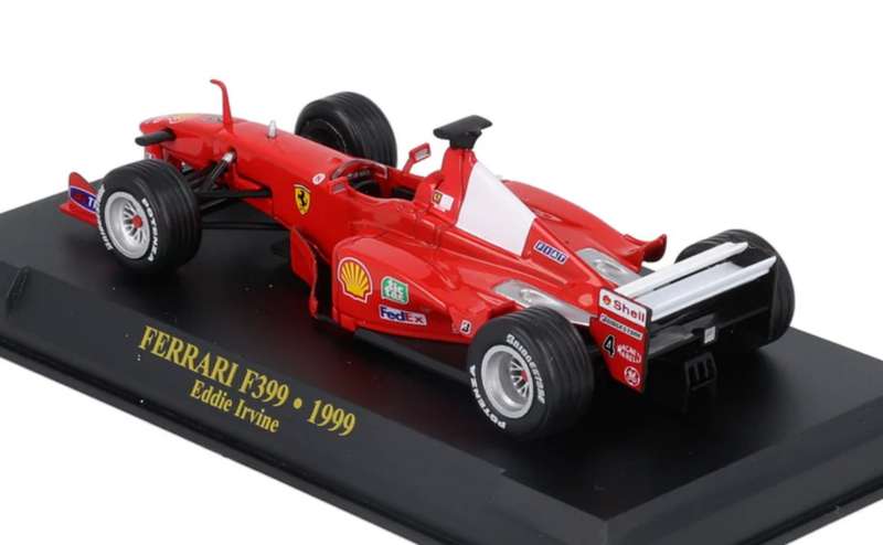 Ferrari F399 #4 F1 1999 Eddie Irvine 1/43 IXO/Altaya #6154 instant wheels