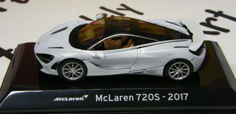 McLaren 720S 2017 ice blue-grey 1/43 IXO/Altaya #6155 instant wheels