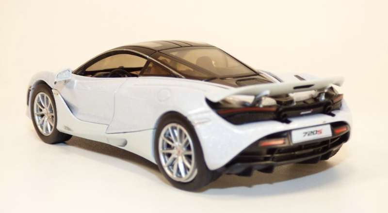 McLaren 720S 2017 ice blue-grey 1/43 IXO/Altaya #6155 instant wheels