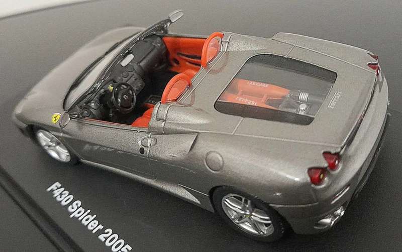 Ferrari F430 Spider 2005 grey-metallic 1/43 IXO/Altaya #6156 instant wheels