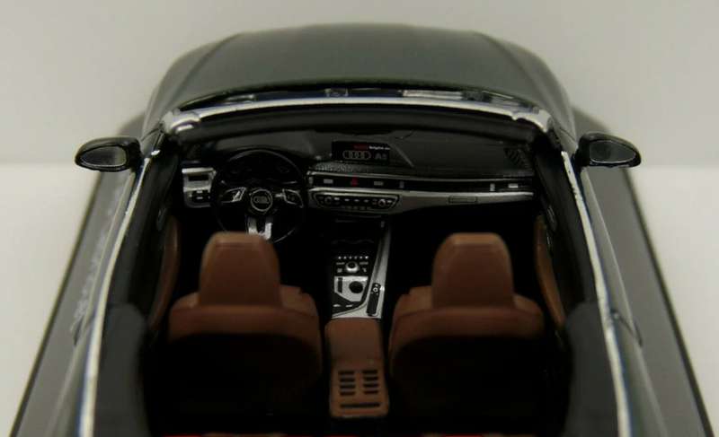 Audi A5 Cabriolet 2017 Gotland Green 1/43 Spark/Audi Cllctn NEW+boxed #6158 instant wheels