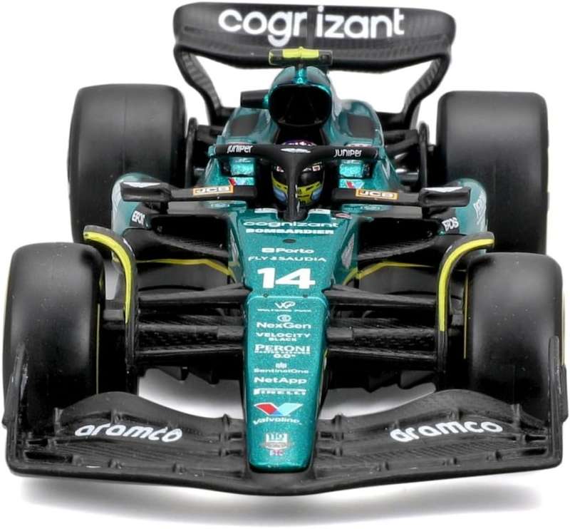 Aston Martin AMR23 #14 F1 2023 1/43 Bburago NEW+boxed #6169 instant wheels