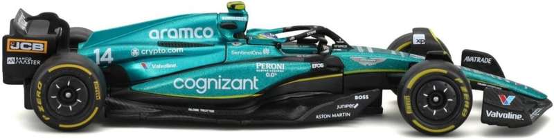 Aston Martin AMR23 #14 F1 2023 1/43 Bburago NEW+boxed #6169 instant wheels