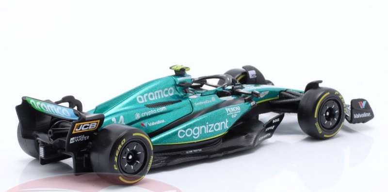 Aston Martin AMR23 #14 F1 2023 1/43 Bburago NEW+boxed #6169 instant wheels