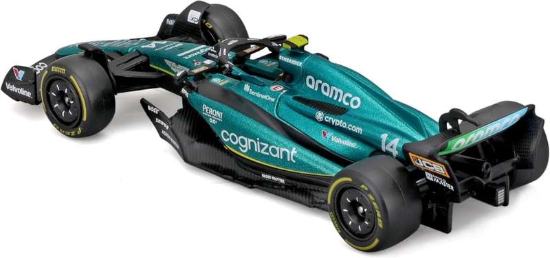 Aston Martin AMR23 #14 F1 2023 1/43 Bburago NEW+boxed #6169 instant wheels