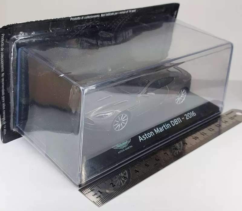 Aston Martin DB11 grey metallic 2016 1/43 IXO/Altaya NEW+boxed #6160 instant wheels