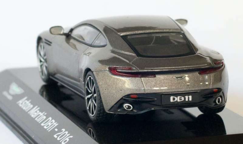Aston Martin DB11 grey metallic 2016 1/43 IXO/Altaya NEW+boxed #6160 instant wheels
