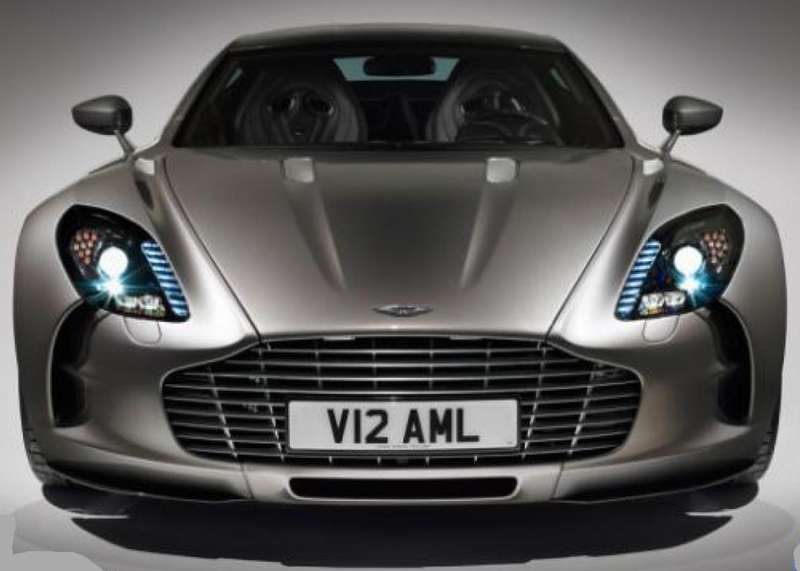 Aston Martin One-77 2009 grey metallic 1/43 IXO/Altaya NEW+boxed #6161 instant wheels