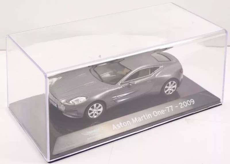Aston Martin One-77 2009 grey metallic 1/43 IXO/Altaya NEW+boxed #6161 instant wheels