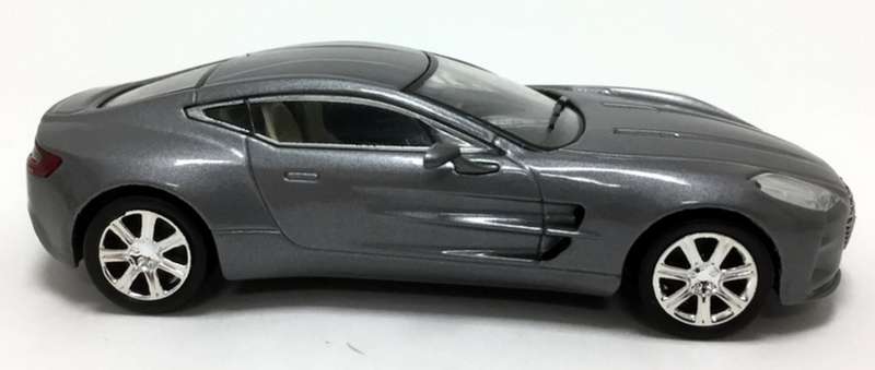 Aston Martin One-77 2009 grey metallic 1/43 IXO/Altaya NEW+boxed #6161 instant wheels