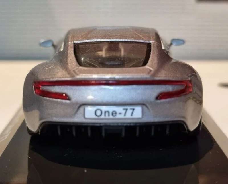 Aston Martin One-77 2009 grey metallic 1/43 IXO/Altaya NEW+boxed #6161 instant wheels