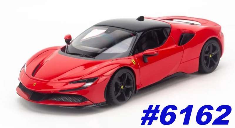 Ferrari SF90 Stradale 2019 red 1/43 Bburgao NEW+boxed #6162 instant wheels