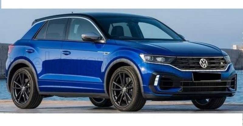 Volkswagen T-Roc 2021 blue-met 1/43 Bburago NEW+boxed #6164 instant wheels