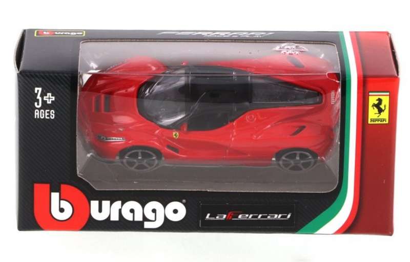 Ferrari LaFerrari Aperta 2016 red 1/43 Bburago #6170 instant wheels