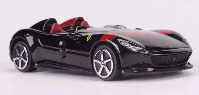 Ferrari Monza SP2 2018/2022 black 1/43 Bburago #6172 instant wheels