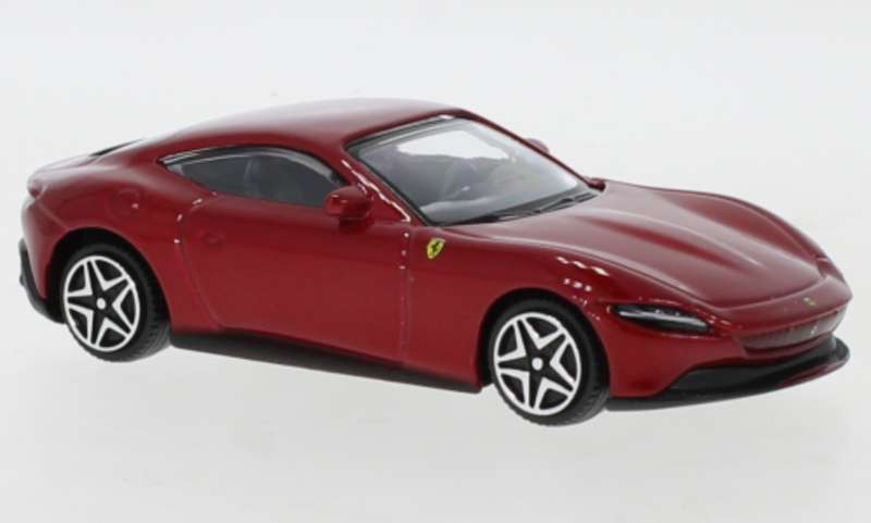 Ferrari Roma 2020 red-met 1/43 Bburago NEW+boxed #6173 instant wheels