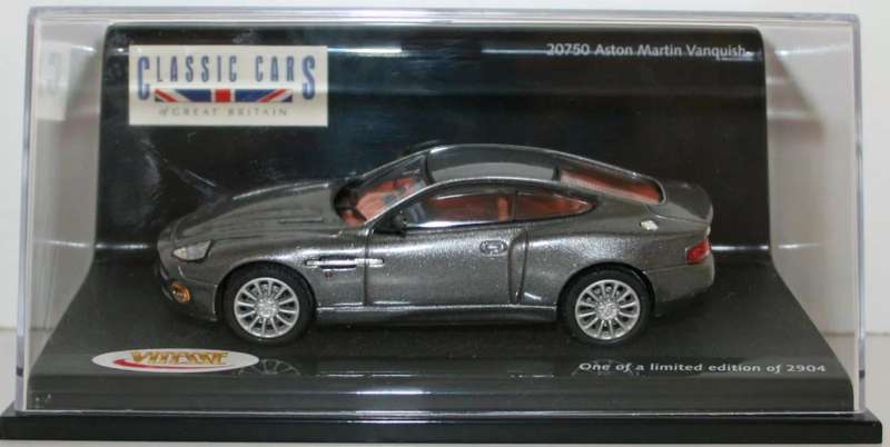 Aston Martin Vanquish V12 2002 TungstonSilver #2429/2904 1/43 Vitesse NEW+boxed #6176 instant wheels