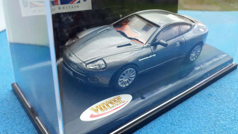 Aston Martin Vanquish V12 2002 TungstonSilver #2429/2904 1/43 Vitesse NEW+boxed #6176 instant wheels