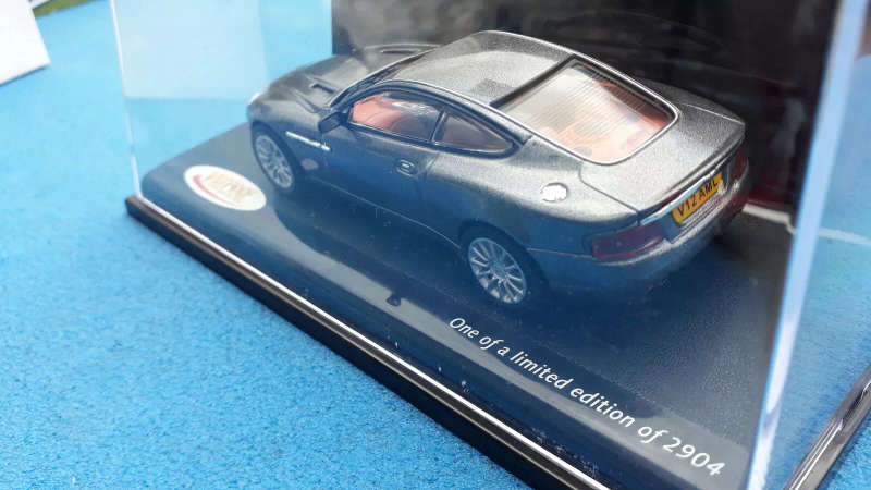 Aston Martin Vanquish V12 2002 TungstonSilver #2429/2904 1/43 Vitesse NEW+boxed #6176 instant wheels