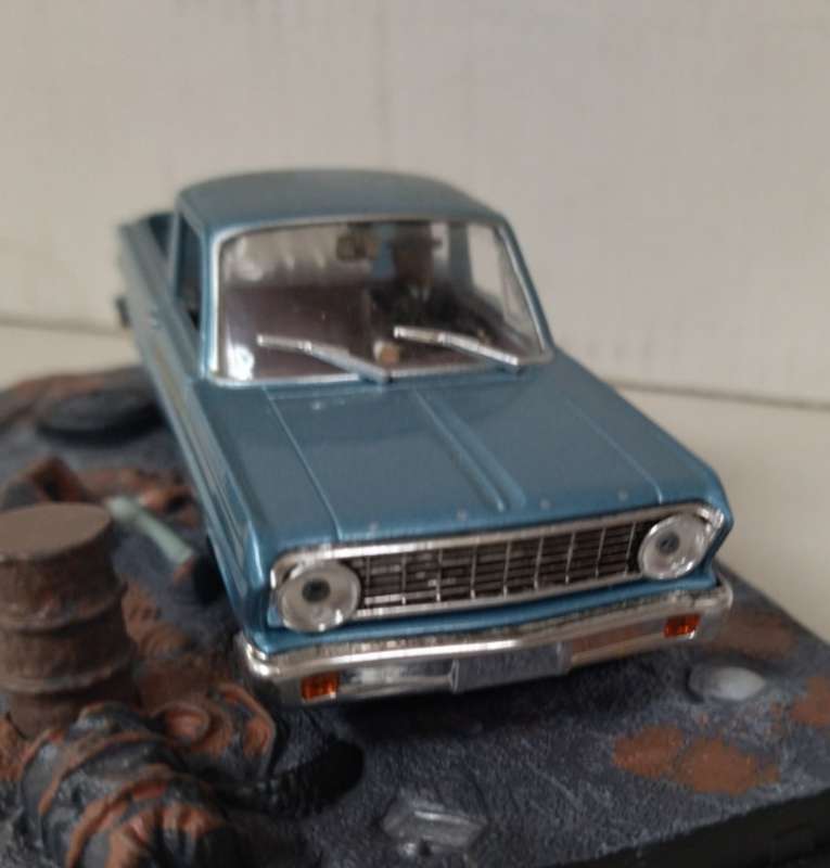 Ford Falcon Ranchero 1965 blue-met J.Bond Goldfinger 1/43 IX0/Altaya NEW+boxed #6177 instant wheels