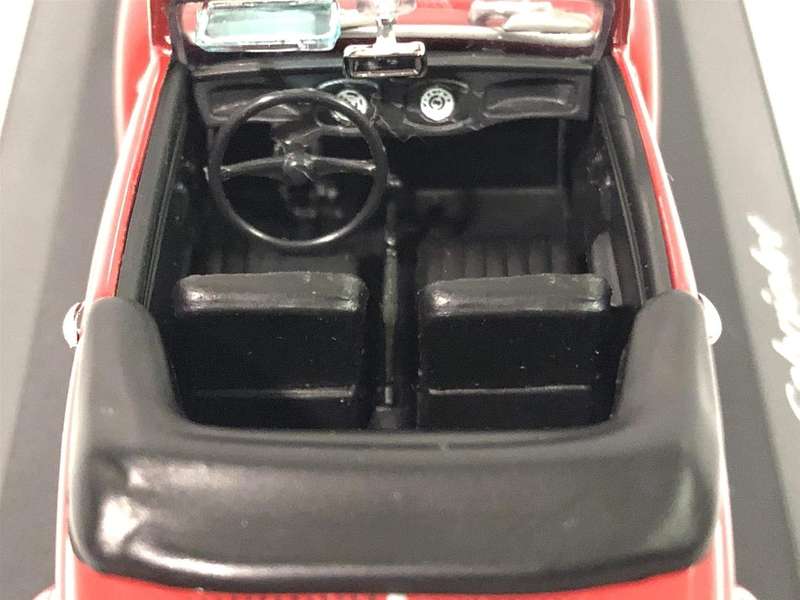 Volkswagen Hebmueller Cabriolet 1950 red 1:43 Minichamps/Maxichamp NEW+boxed #6178 instant wheels