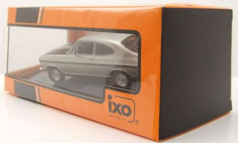 Opel Kadett B Rallye Coupe 1967 silver/black 1/43 IXO NEW+boxed #6182 instant wheels