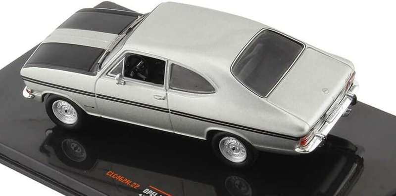 Opel Kadett B Rallye Coupe 1967 silver/black 1/43 IXO NEW+boxed #6182 instant wheels