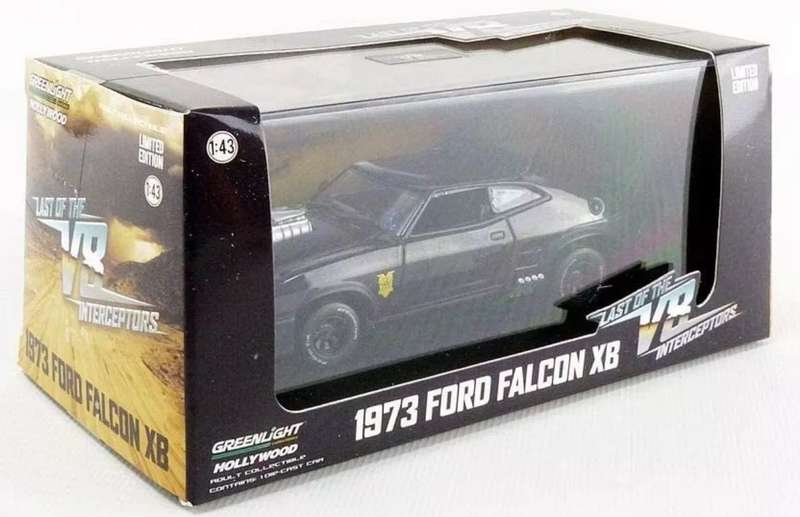 Ford Falcon XB '73 black LAST OF THE V8 INTERCEPTORS 1/43 Greenlight NEW+boxed #6187 instant wheels