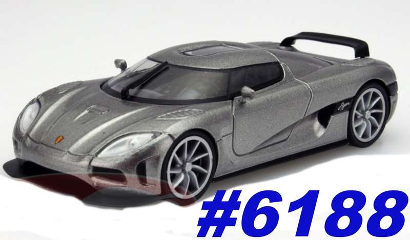 Koenigsegg Agera 2018 dark silver 1/43 Altaya/IXO NEWinBlister #6188 instant wheels