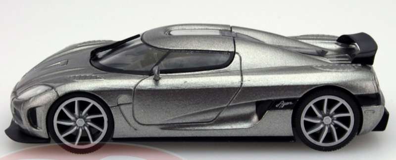 Koenigsegg Agera 2018 dark silver 1/43 Altaya/IXO NEWinBlister #6188 instant wheels