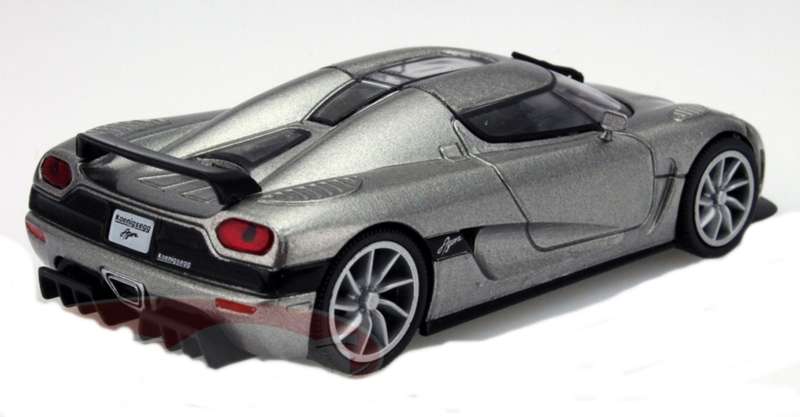 Koenigsegg Agera 2018 dark silver 1/43 Altaya/IXO NEWinBlister #6188 instant wheels