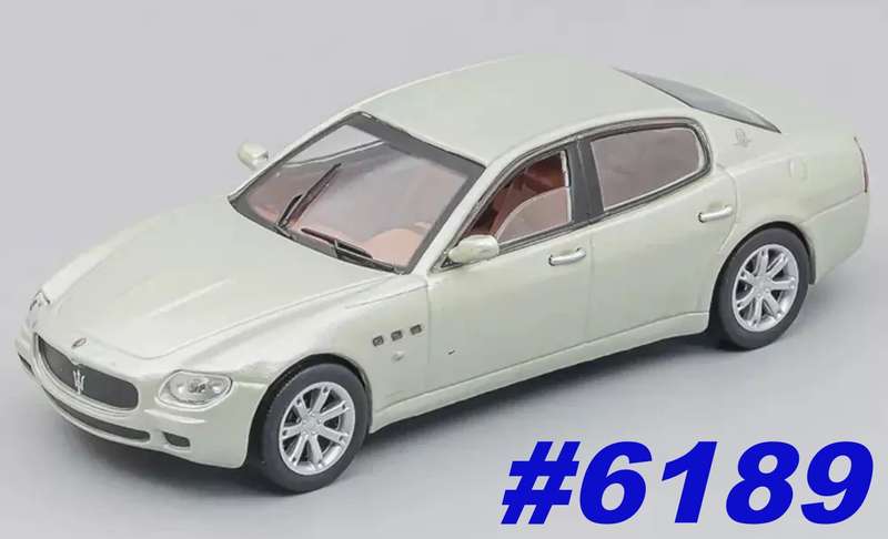 Maserati Quattroporte 2009 Champagne 1/43 D'Agostini/IXO NEWinBlister #6189 instant wheels