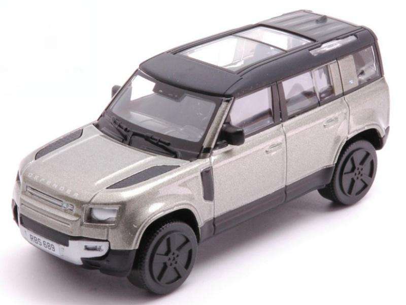 Land Rover Defender 110 2020/22 beige-metallic 1/43 Bburago NEW+boxed #6192 instant wheels