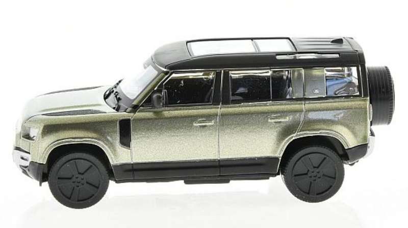 Land Rover Defender 110 2020/22 beige-metallic 1/43 Bburago NEW+boxed #6192 instant wheels