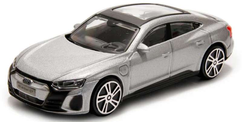 Audi RS e-tron GT 2022 metallic silver 1/43 Bburago NEW+boxed #6193 instant wheels