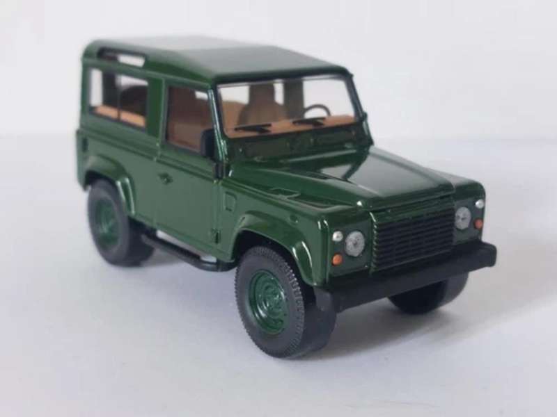 Land Rover Defender swb 1995 dark green 1/43 Norev Jet Car NEW+boxed #6198 instant wheels