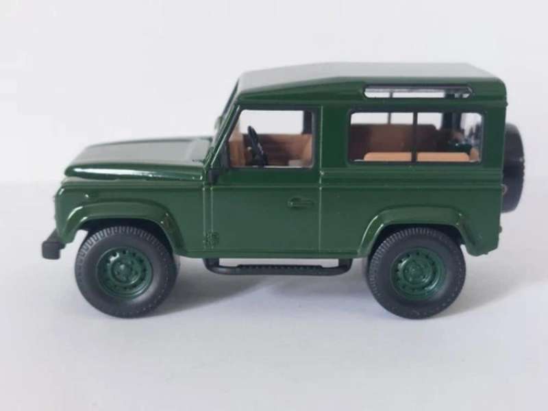 Land Rover Defender swb 1995 dark green 1/43 Norev Jet Car NEW+boxed #6198 instant wheels