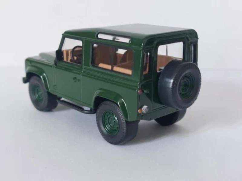 Land Rover Defender swb 1995 dark green 1/43 Norev Jet Car NEW+boxed #6198 instant wheels