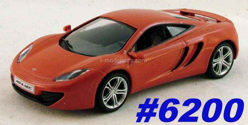 McLaren MP4-12C 2013 Volcano Orange (copper) 1/43 DeAgostini/IXO NEWinBlister #6200 instant wheels