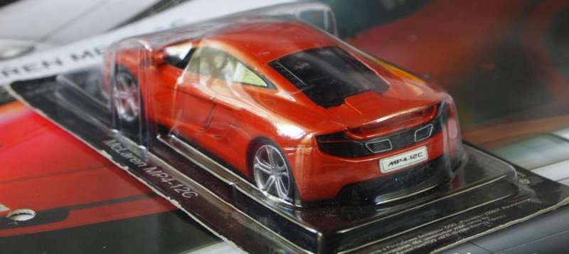 McLaren MP4-12C 2013 Volcano Orange (copper) 1/43 DeAgostini/IXO NEWinBlister #6200 instant wheels