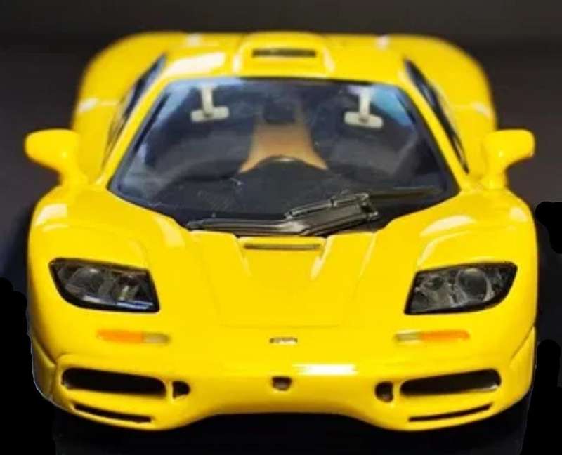 McLaren F1 yellow 1993 1/43 DeAgostini/IXO #6201 instant wheels