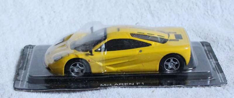 McLaren F1 yellow 1993 1/43 DeAgostini/IXO #6201 instant wheels