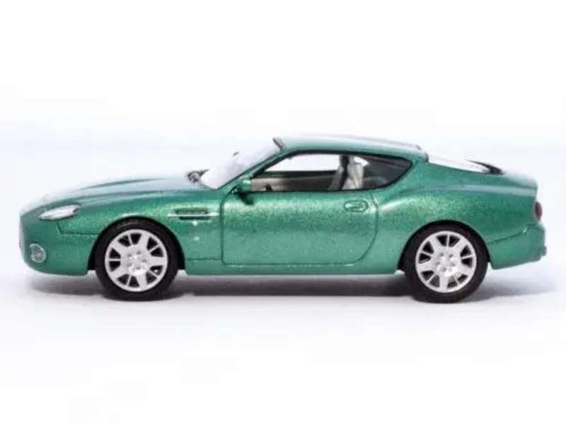 Aston Martin DB7 Zagato 2002 green-metallic 1/43 DeAgostini/IXO NEWinBlister #6202 instant wheels