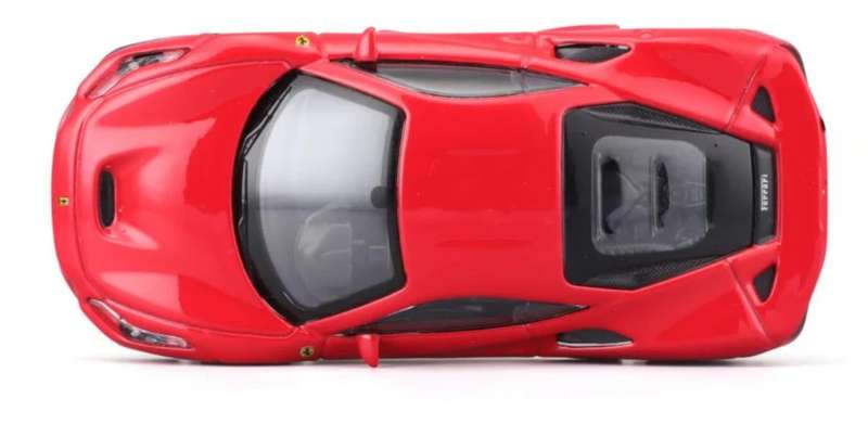 Ferrari Tributo F8 Coupe 2019 Rosso Corsa (red) 1/43 Bburago NEW+boxed #6203 instant wheels