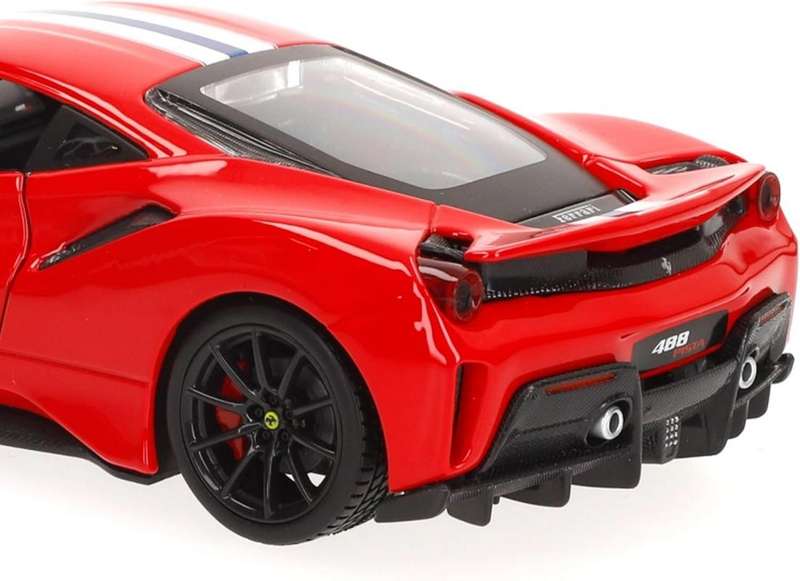 Ferrrari 488 Pista 2025 red 1/43 NEW+boxed Bburago #6204 instant wheels