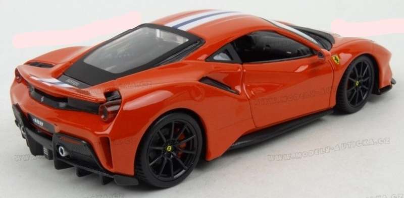Ferrrari 488 Pista 2025 red 1/43 NEW+boxed Bburago #6204 instant wheels