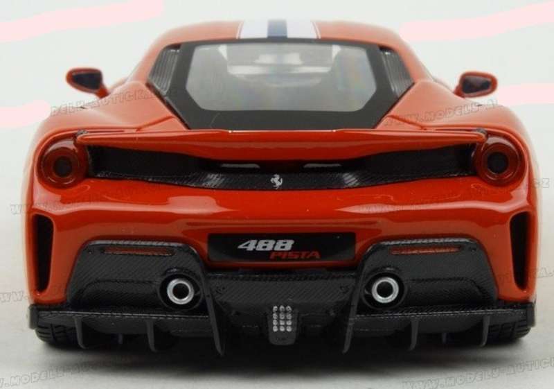 Ferrrari 488 Pista 2025 red 1/43 NEW+boxed Bburago #6204 instant wheels