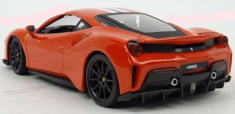 Ferrrari 488 Pista 2025 red 1/43 NEW+boxed Bburago #6204 instant wheels
